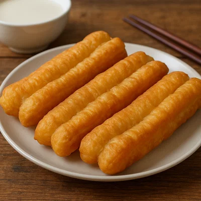Youtiao – chinesische frittierte Teigstangen