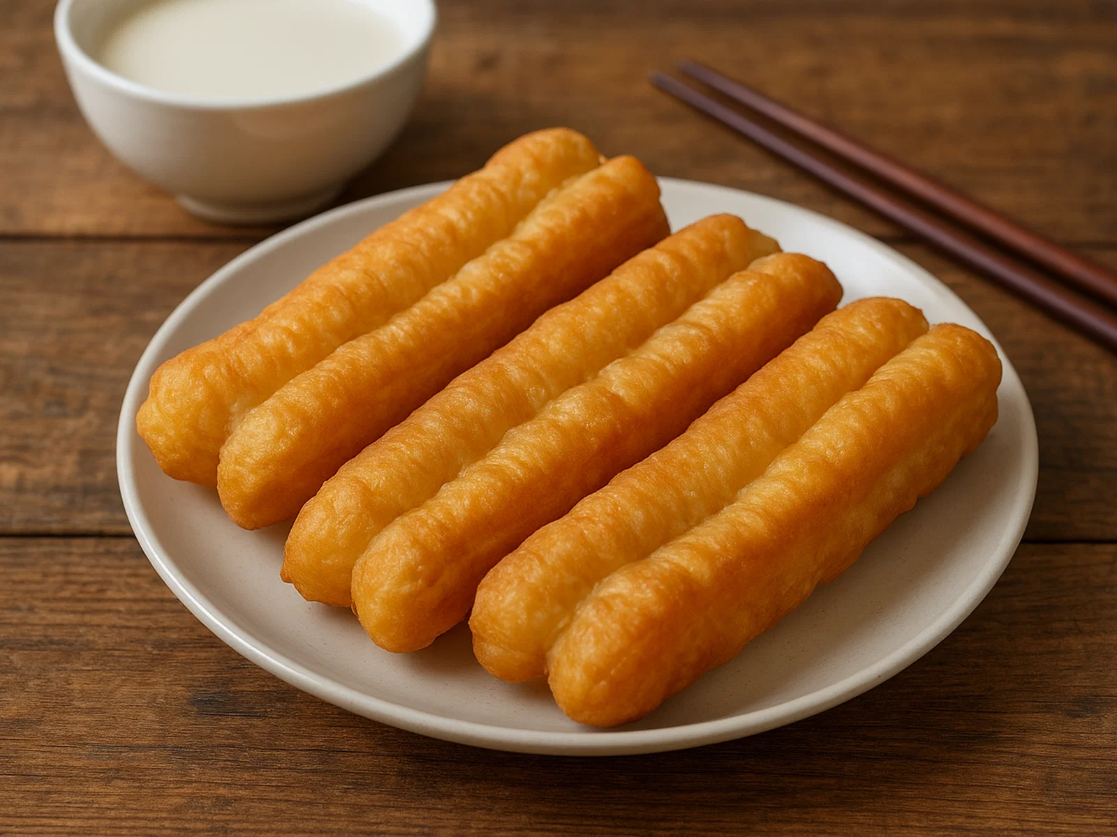 Youtiao – chinesische frittierte Teigstangen