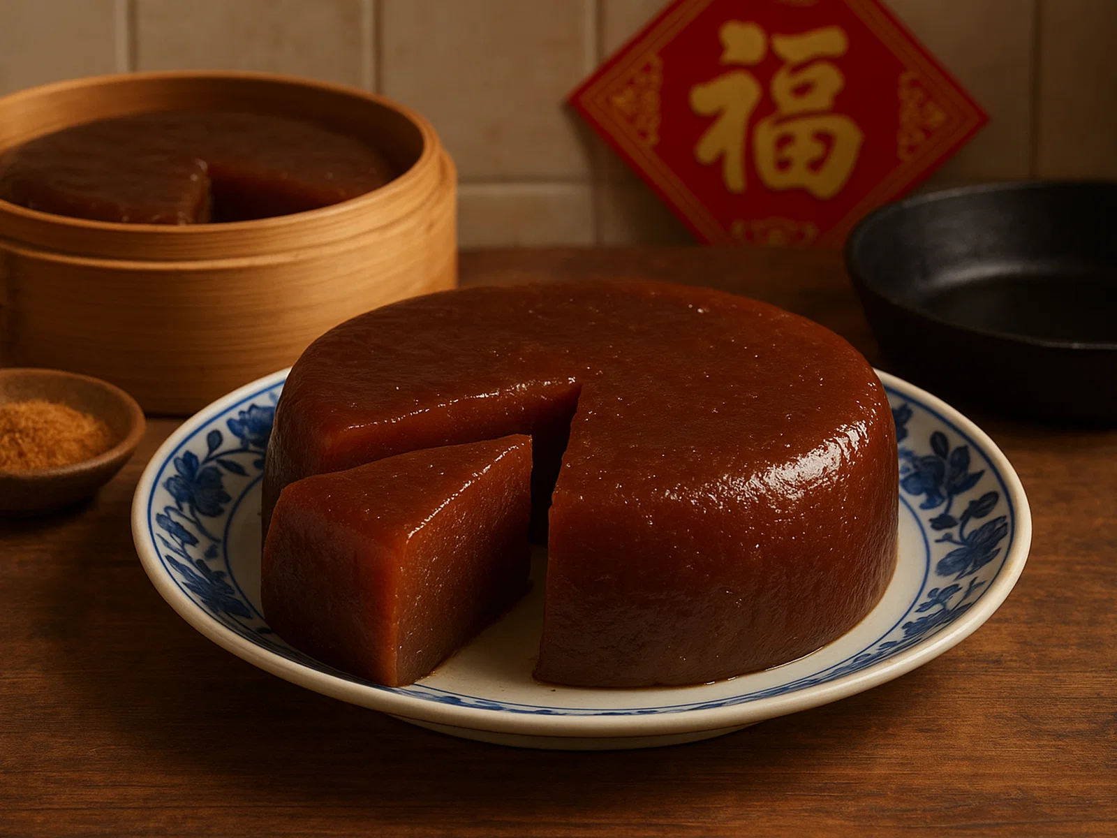 Nian Gao – Chinesischer Neujahrs-Klebreiskuchen