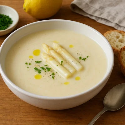 Cremige Spargelsuppe