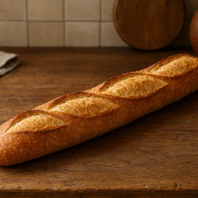 Knuspriges Baguette wie aus Frankreich