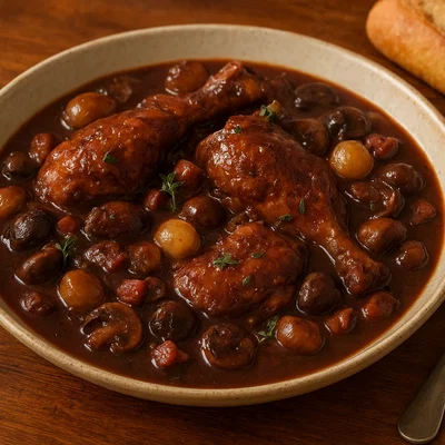 Klassisches Coq au Vin