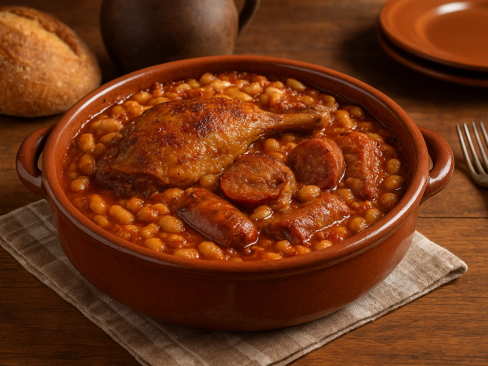 Cassoulet – Deftiger Bohneneintopf mit Ente, Wurst und Schwein