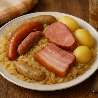 Elsässer Choucroute garnie