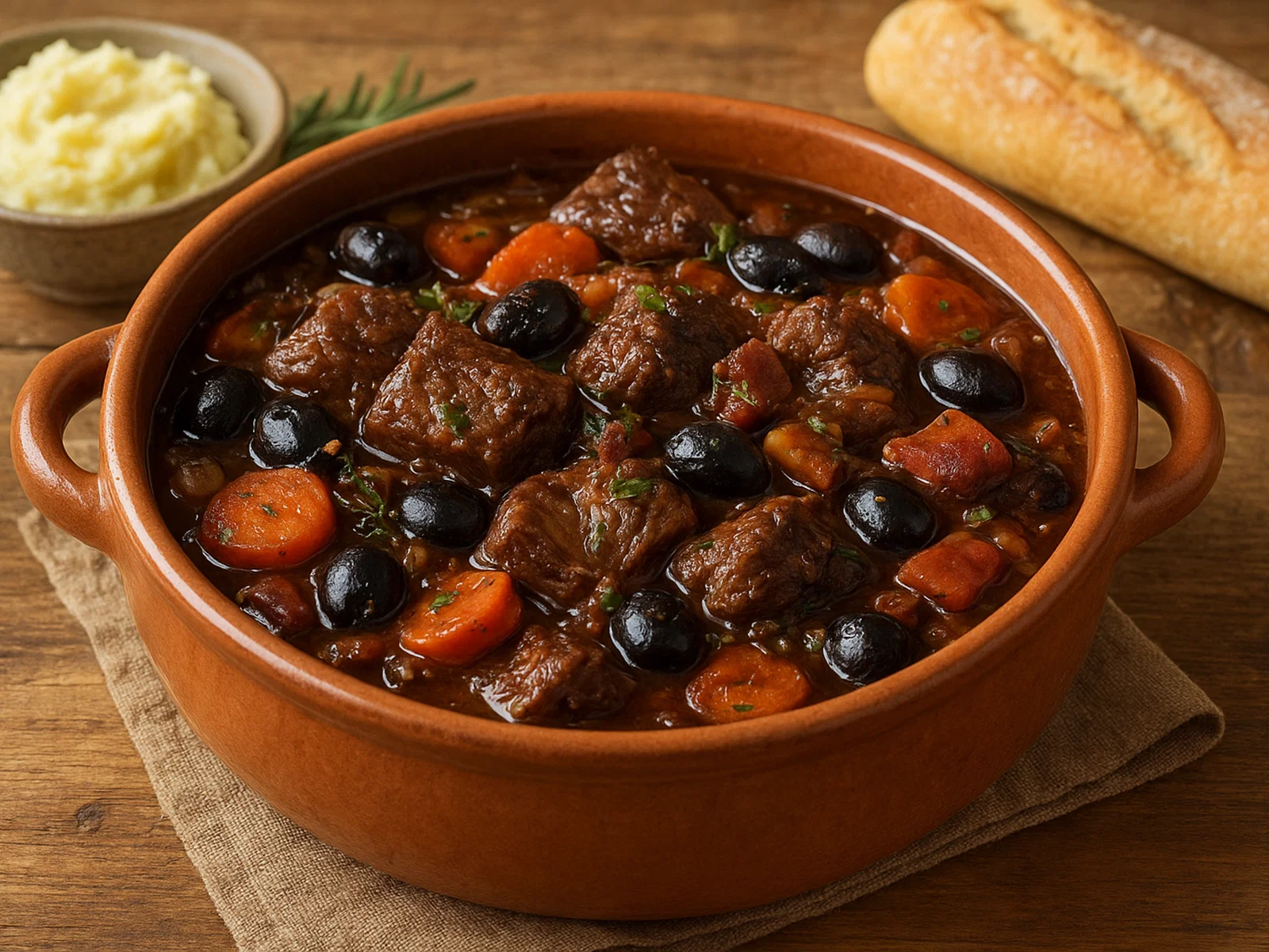 Daube provençale – geschmortes Rindfleisch in Rotwein