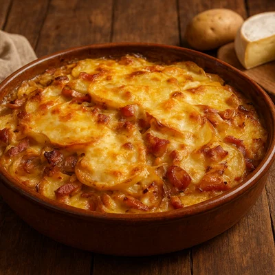 Tartiflette – französischer Kartoffelauflauf mit Reblochon