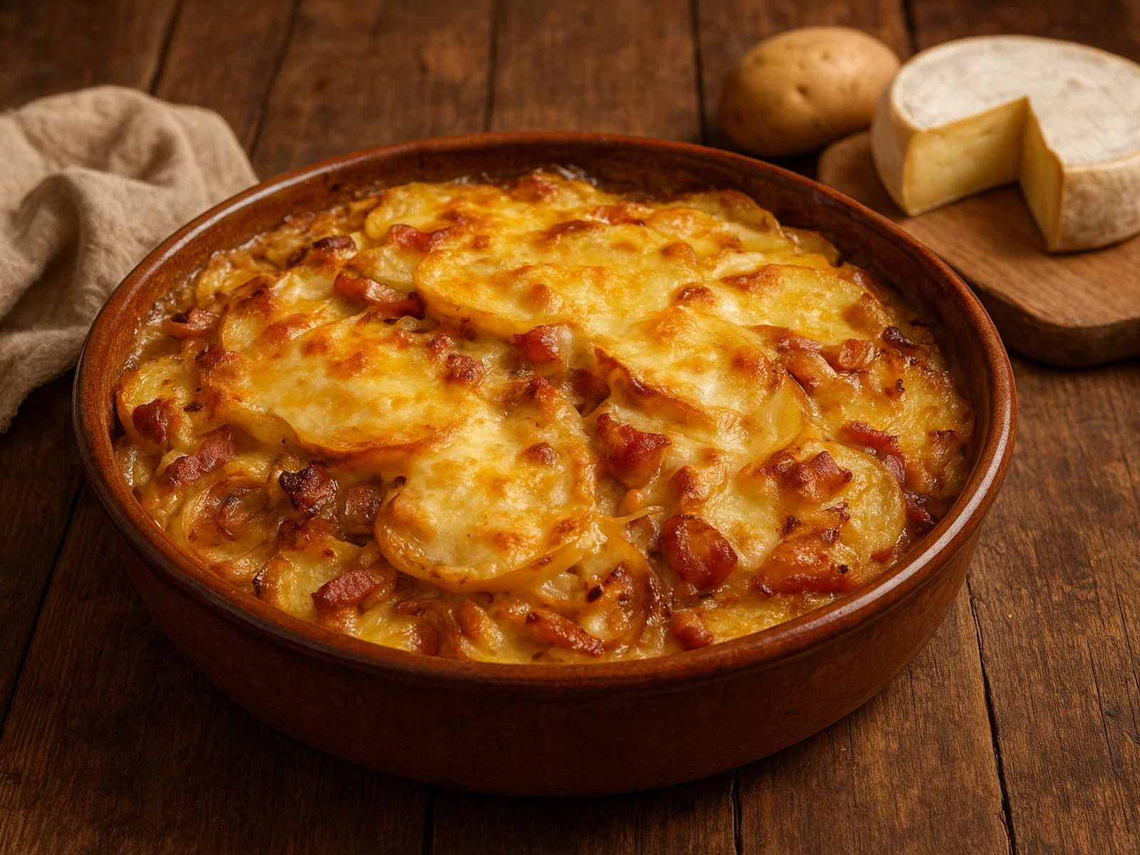 Tartiflette – französischer Kartoffelauflauf mit Reblochon