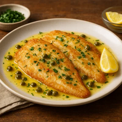 Sole meunière (In Butter gebratene Seezunge)