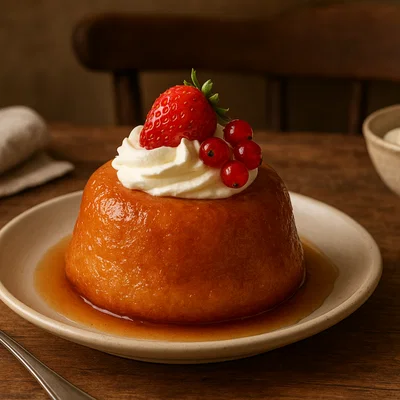 Baba au Rhum – klassisches in Rumsirup getränktes Hefeküchlein