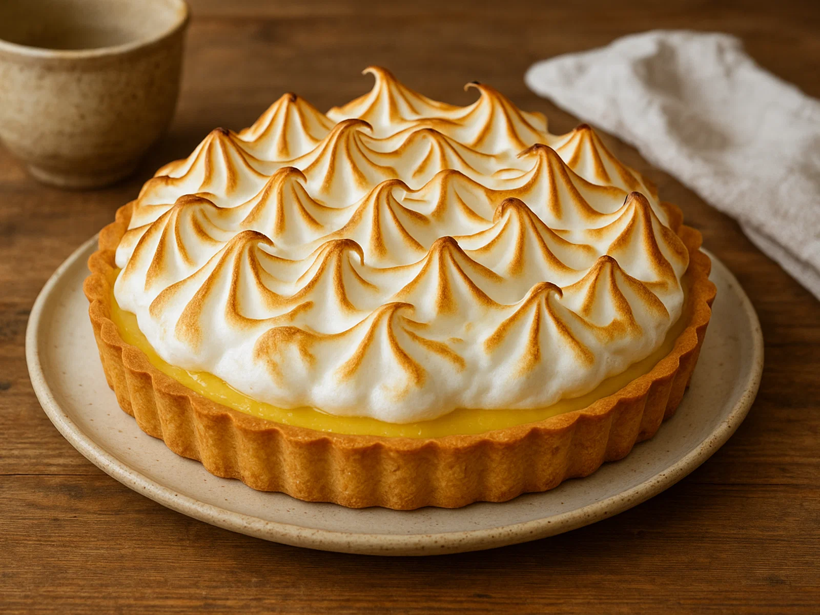 Tarte au citron meringuée – Französische Zitronentarte mit Baiserhaube