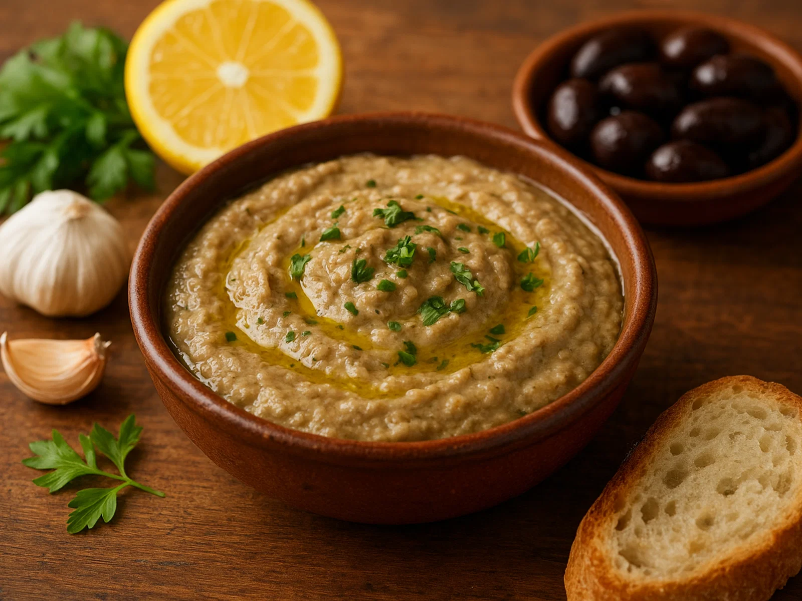 Warme Anchoïade (Sardellen-Knoblauch-Paste)