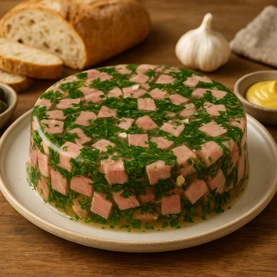 Jambon persillé – Burgundischer Petersilienschinken in Aspik