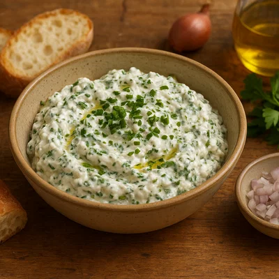 Cervelle de canut – Lyoner Kräuter-Frischkäse-Aufstrich