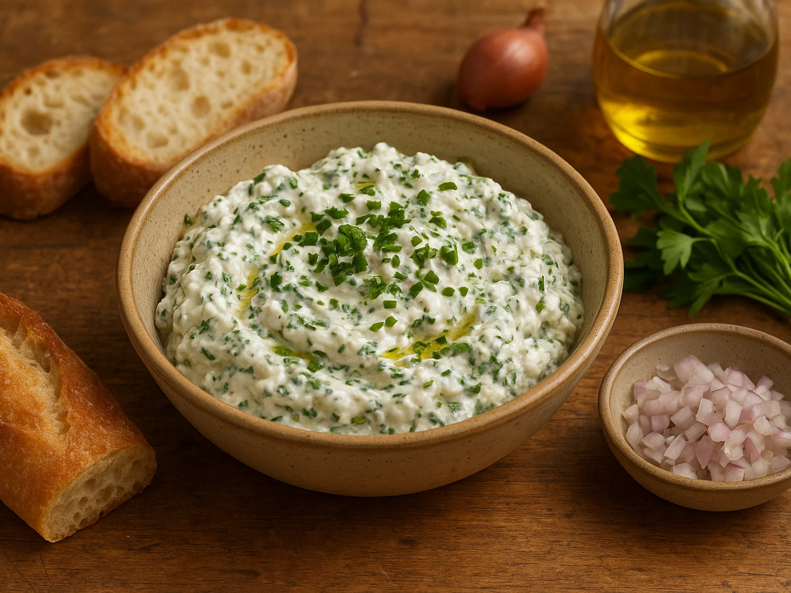 Cervelle de canut – Lyoner Kräuter-Frischkäse-Aufstrich