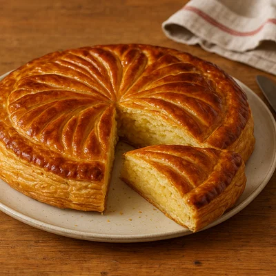 Galette des Rois mit Mandelcreme (Königskuchen)