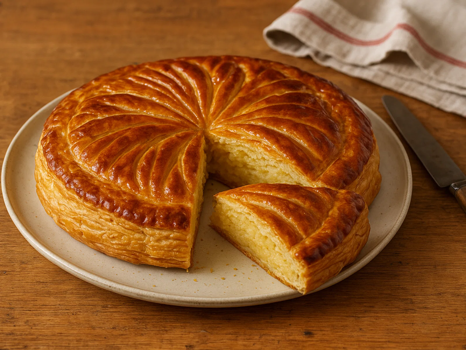 Galette des Rois mit Mandelcreme (Königskuchen)