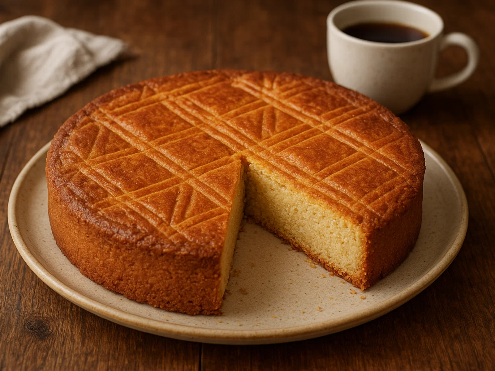 Gâteau breton – dichter bretonischer Buttersandkuchen