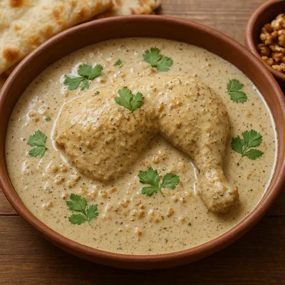 Satsivi – Huhn in kalter georgischer Walnusssauce