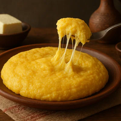 Elarji – georgischer Maisbrei mit Sulguni-Käse