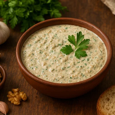 Bazhe – georgische Walnusssoße