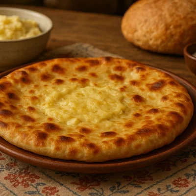 Chakhrakina – Ratscha-Käse-Kartoffel-Brot