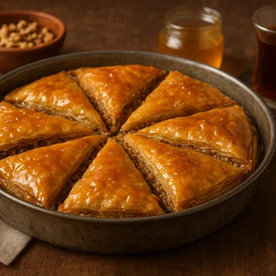 Baklava Achara – Adjarische Nuss-Baklava mit Sirup