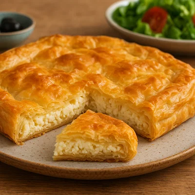 Tiropita – Griechische Blätterteigpastete mit Feta