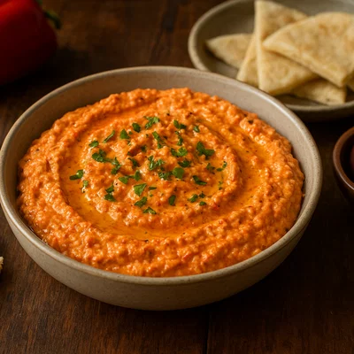 Htipiti – pikanter Feta-Paprika-Aufstrich