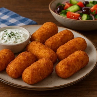 Tirokroketes – Griechische Käsekroketten