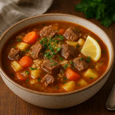 Kreatosoupa – kräftige griechische Rindfleischsuppe