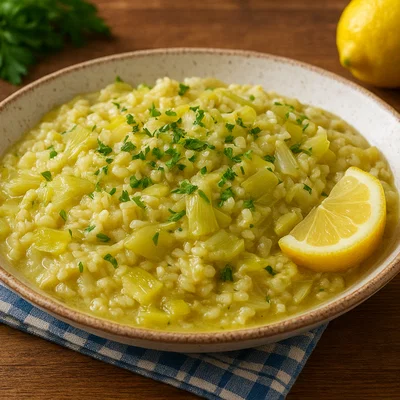 Prasorizo – Griechischer Lauchreis