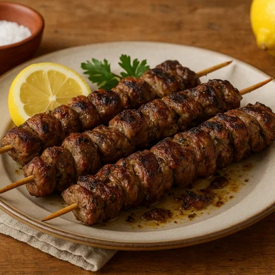 Splinandero – gegrillte Lamminnereien-Spieße