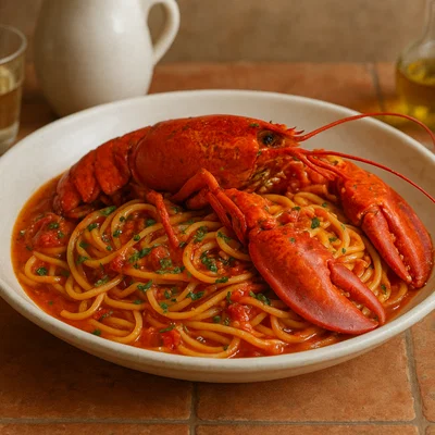 Astakomakaronada – Griechische Pasta mit Languste