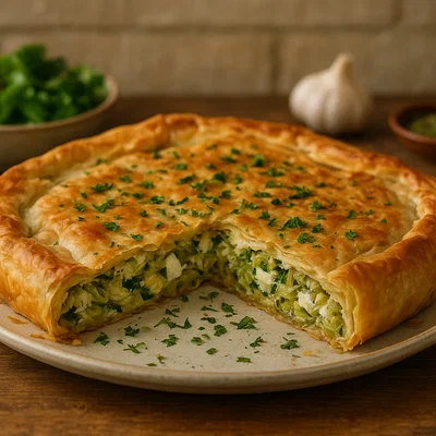 Prasopita – Griechische Lauch-Pastete mit Feta