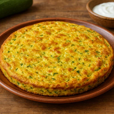 Batzina – Krustenlose Zucchini-Maismehl-Pita aus Thessalien