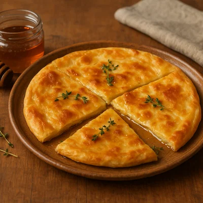 Sfakianopita – dünne Käsepita aus Sfakia mit Honig