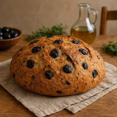 Eliopsomo – Griechisches Olivenbrot
