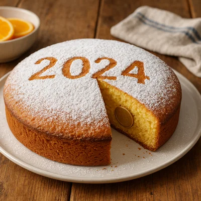 Vasilopita – griechischer Neujahrskuchen mit Münze