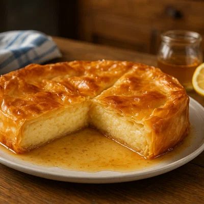 Galaktoboureko – Griechischer Grießcreme-Kuchen mit Sirup