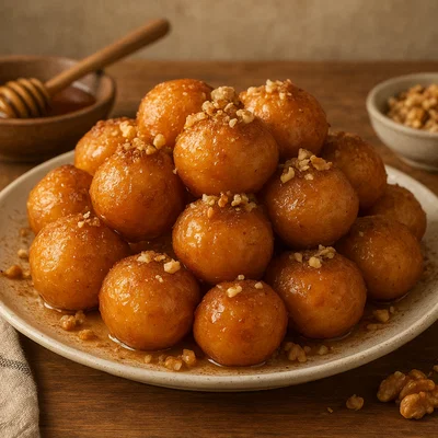 Loukoumades – Griechische Honig-Zimt-Bällchen