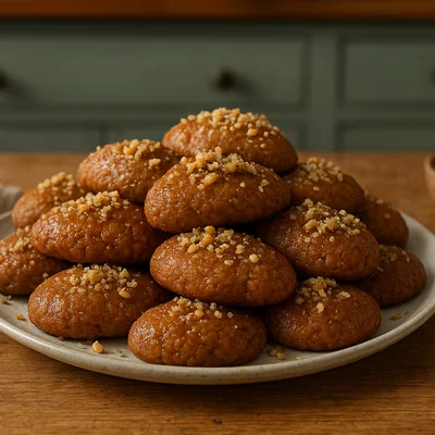Melomakarona – griechische Honig-Gewürzkekse