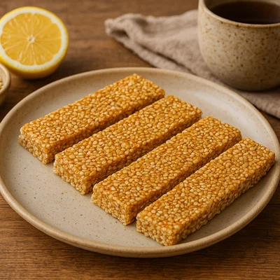 Pasteli – Griechische Sesam-Honig-Riegel