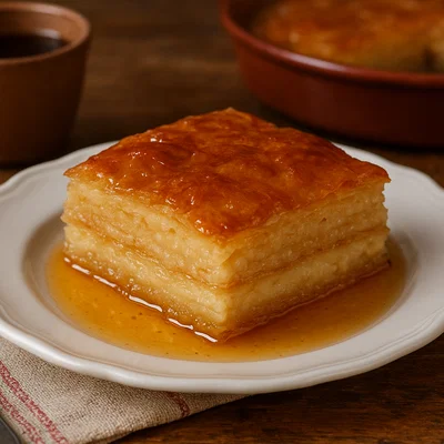 Sker Bourek – Zucker-Sirup-Pastete aus Epirus
