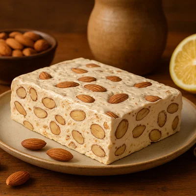 Mandolato – Weicher griechischer Mandelnougat