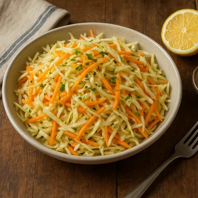 Lahanosalata – Griechischer Krautsalat mit Karotte