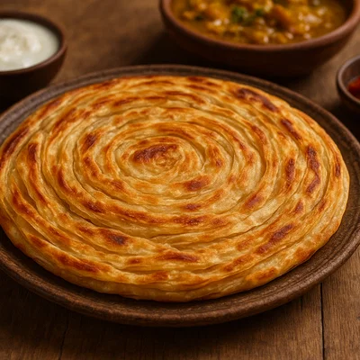 Lachha Paratha – vielschichtiges, knuspriges Fladenbrot