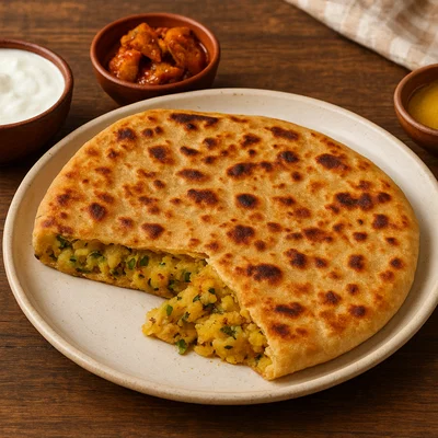 Aloo Paratha – Indisches Kartoffel-Fladenbrot