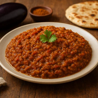 Baingan Bharta – Indisches Auberginenpüree