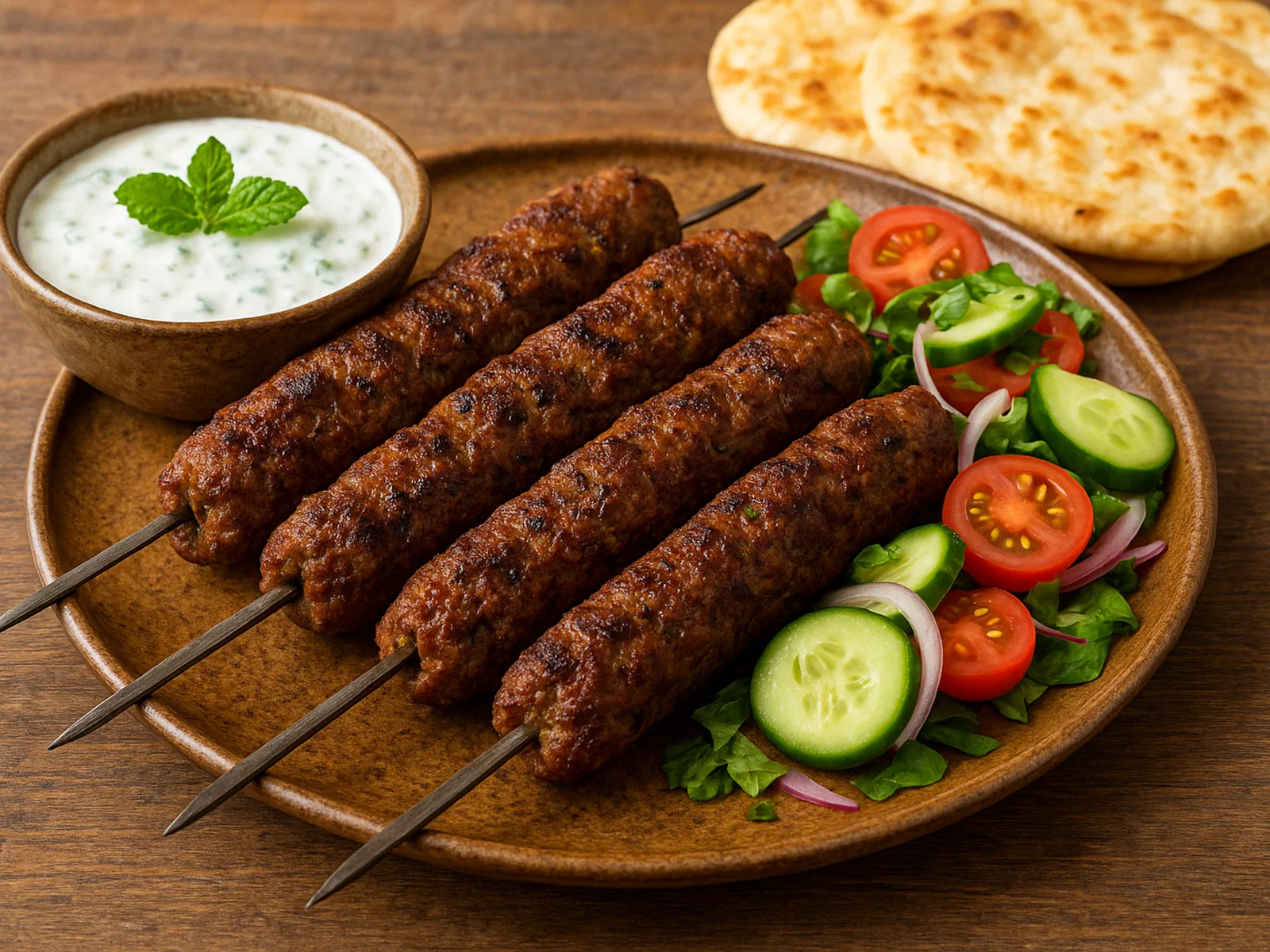 Seekh Kebab – würzige Hackfleischspieße vom Grill
