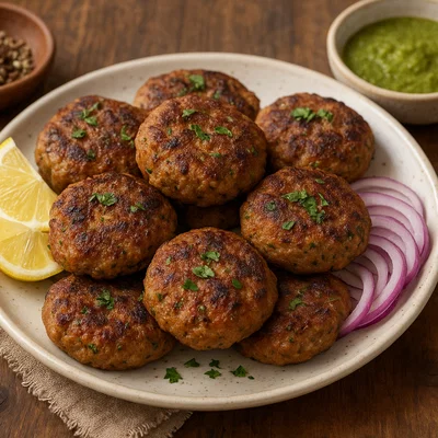 Tunday Kababi – zarte Hackfleisch-Kebabs aus Lucknow